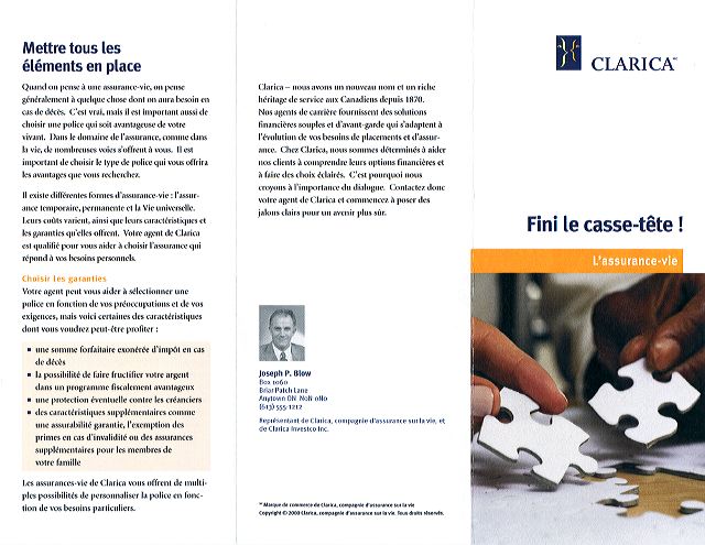 Clarica Insurance 1