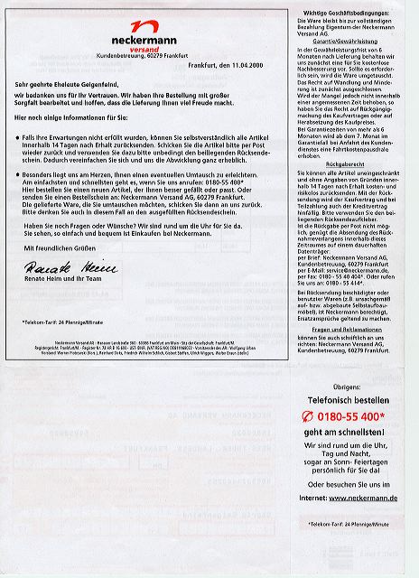 Neckermann Bill 5